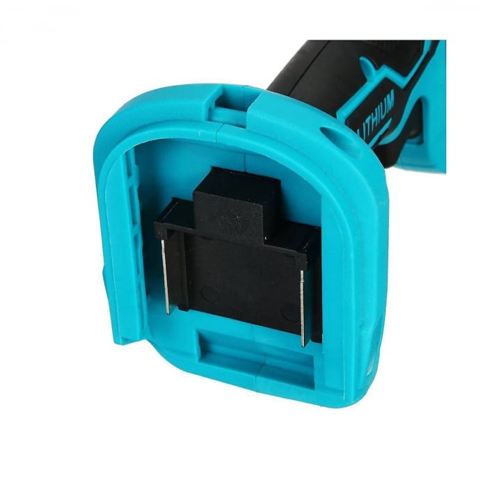 Fierastrau electric tip sabie DEMAHO®, cu 2 acumulatori 48V 5000 mAh, 4 panze, valiza de transport, Albastru