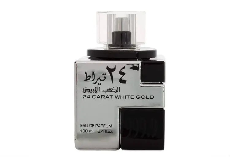 Lattafa 24 Carat White Gold Eau de Parfum Barbati 100 ml