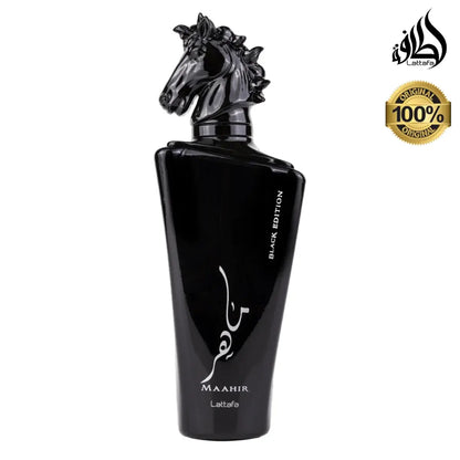 Parfum arabesc Maahir Black Edition, apa de parfum 100 ml, barbati