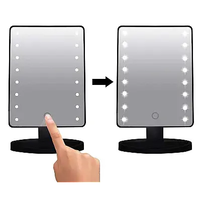 Oglinda pentru machiaj cu 16 leduri