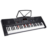 Orga electronica MK-2108 61 clape, 255 ritmuri, 255 timbre, 50 melodii demonstrative, 5 octave, clape luminate led, functii invatare 3 lectii, functii inregistrare si redare, usb, mp3, afisaj lcd, suport part