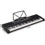 Orga electronica MK-2108 61 clape, 255 ritmuri, 255 timbre, 50 melodii demonstrative, 5 octave, clape luminate led, functii invatare 3 lectii, functii inregistrare si redare, usb, mp3, afisaj lcd, suport part