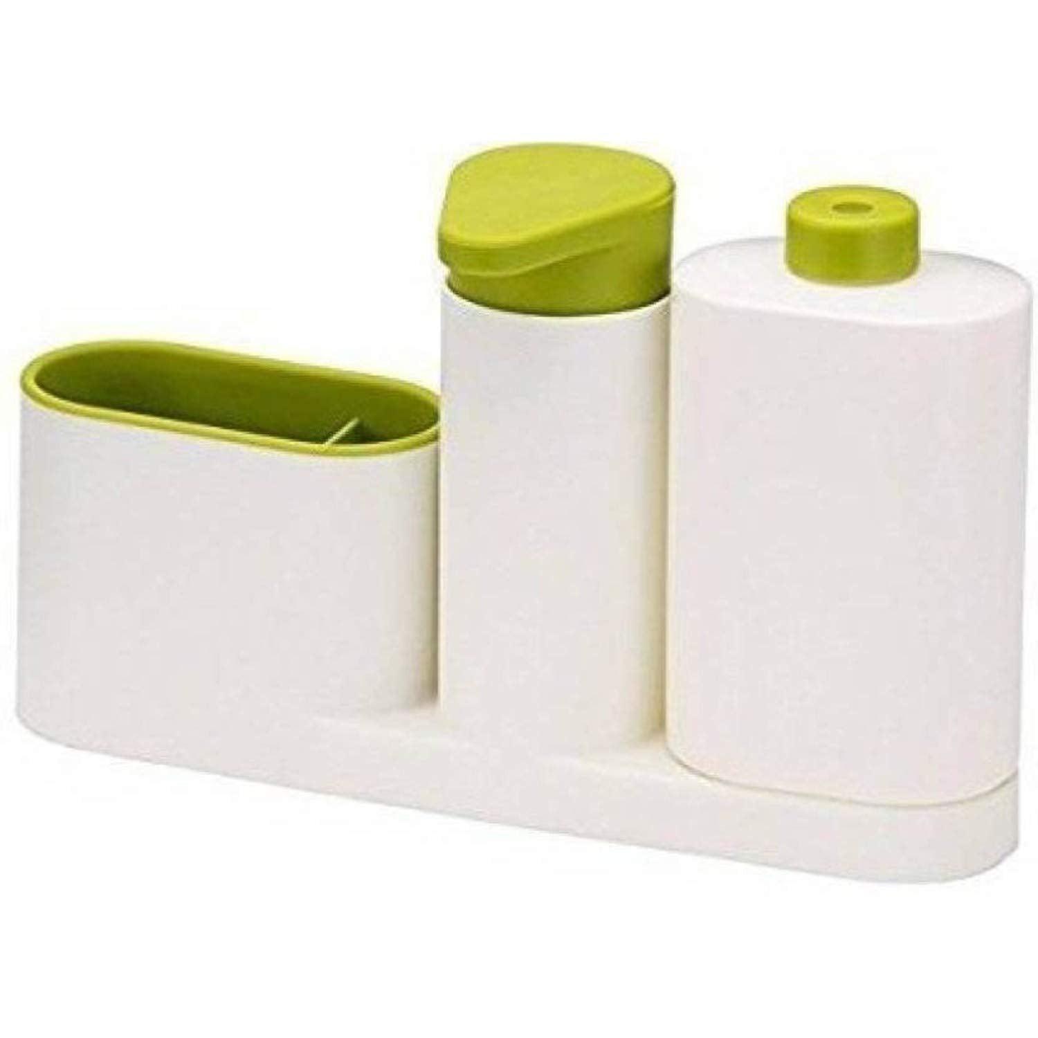 Set organizator de chiuveta 3 in 1, Detergent de Vase, Sapun Lichid si Suport pentru Burete de Bucatarie - eSeller.ro - Inovăm pentru confortul tău