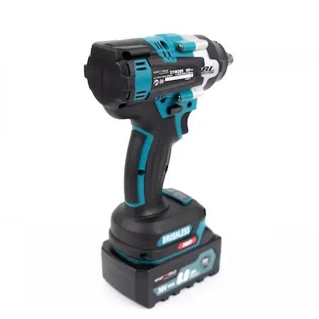 Masina de impact si insurubat KraftWorld DTW285, cu 2 acumulatori, 36V, 8Ah, patrat si bit, BRUSHLESS - eSeller.ro - Inovăm pentru confortul tău