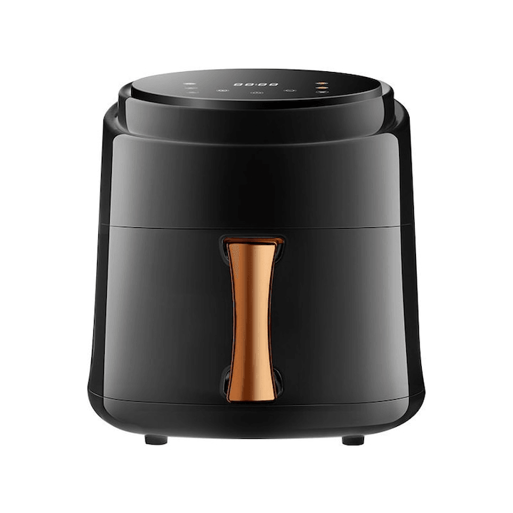 Friteuza cu aer cald, fara ulei, XL Air Fryer, 3000W, capacitate 10L, temperatura ajustabila 80-210°C, timer 60 min, pot detasabil, display digital, Negru - eSeller.ro - Inovăm pentru confortul tău