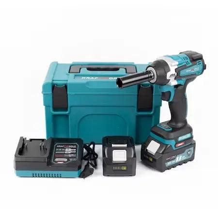 Masina de impact si insurubat KraftWorld DTW285, cu 2 acumulatori, 36V, 8Ah, patrat si bit, BRUSHLESS - eSeller.ro - Inovăm pentru confortul tău