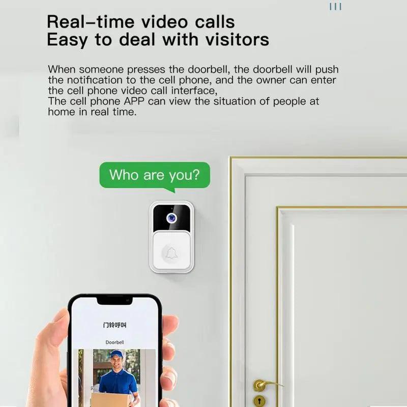 Sonerie interfon wireless inteligenta, camera HD, vedere de noapte - eSeller.ro - Inovăm pentru confortul tău