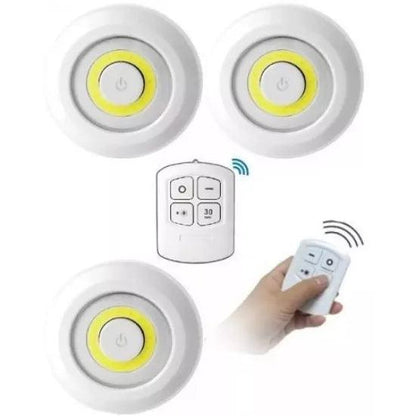 Set 3 Lampi - Iluminare LED Flexibila: 2 Intensitati, Control la Distanta/Manual, Alimentare pe Baterii - eSeller.ro - Inovăm pentru confortul tău