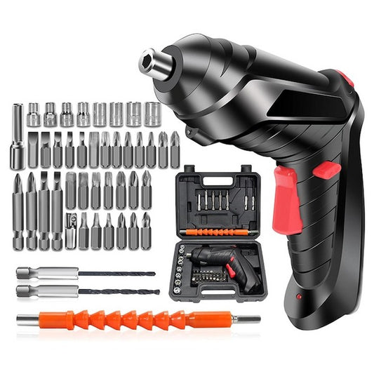 Surubelnita Electrica DEMAHO, fara Fir - 6 Nm Cuplu, Li-Ion 1800mAh, Maner Ajustabil, Set Complet de Accesorii