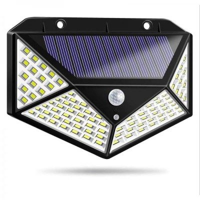 Lampa Solara 100 LED-uri, cu Senzor de Miscare