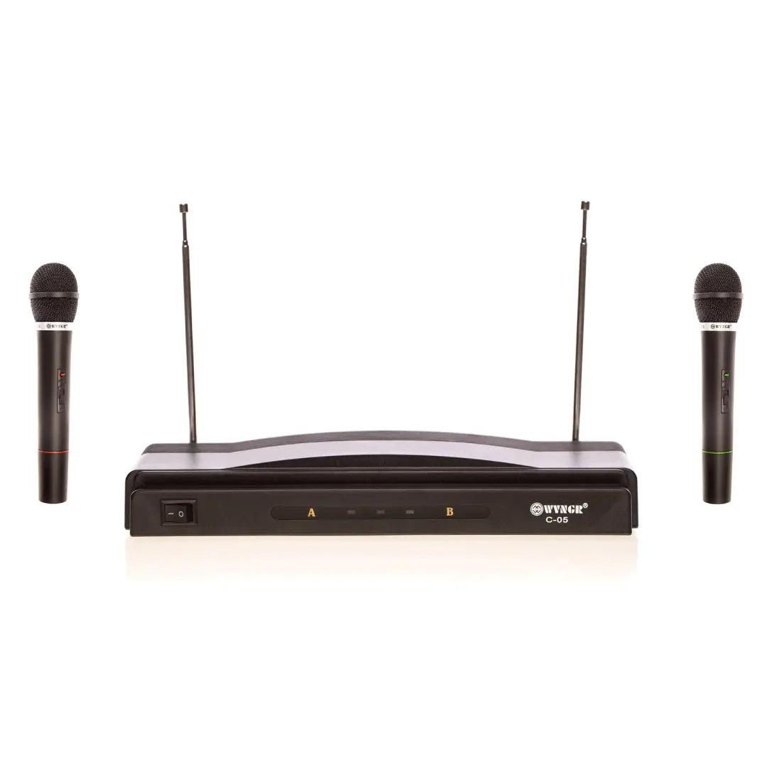 Set 2 Microfoane Wireless Cu Receiver C-05 - eSeller.ro - Inovăm pentru confortul tău