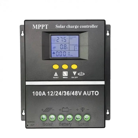 Controler solar, MPPT,12V/24V/36V/48V, 100A, display LCD, 7 moduri de functionare