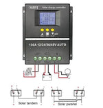 Controler solar, MPPT,12V/24V/36V/48V, 100A, display LCD, 7 moduri de functionare - eSeller.ro - Inovăm pentru confortul tău