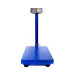 Cantar Electronic 350kg cu acumulator si platforma metalica din tabla striata, brat rabatabil - eSeller.ro - Inovăm pentru confortul tău