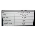 Sistem Fotovoltaic cu Panou Solar 12V/12A 100W, 3 Becuri, Iesire USB, Acumulator Incorporat, Alimentare 220 V - eSeller.ro - Inovăm pentru confortul tău