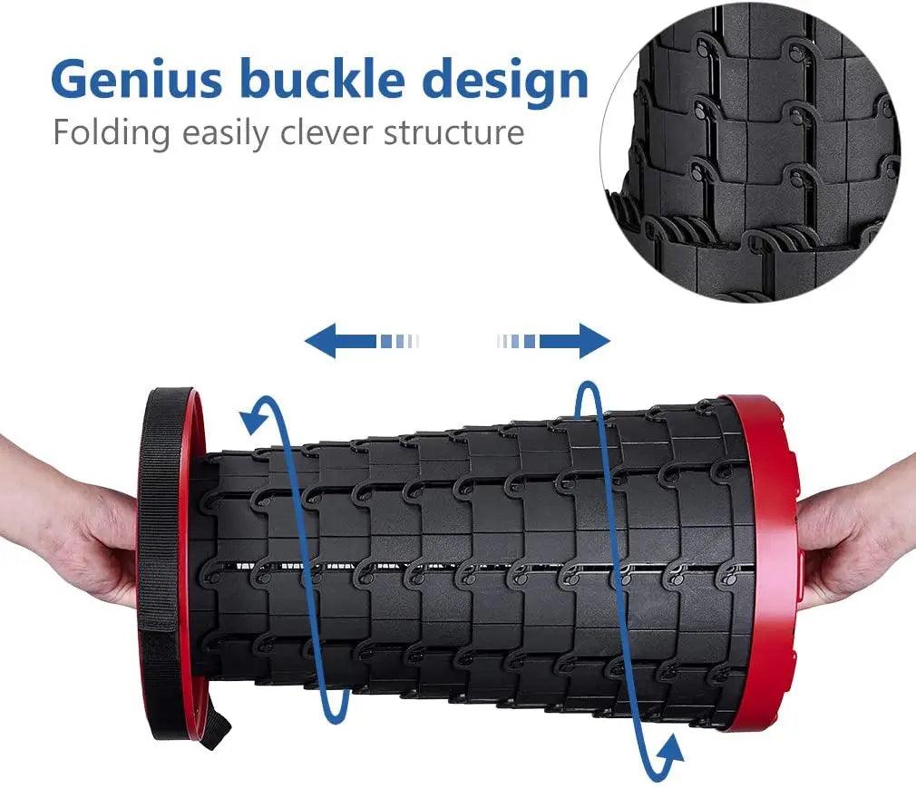 Scaun rotund portabil, retractabil, extensibil cu pliere telescopica pentru camping - eSeller.ro - Inovăm pentru confortul tău