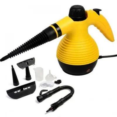 Aparat de curatat cu aburi Steam Cleaner + Accesorii, galben - eSeller.ro - Inovăm pentru confortul tău