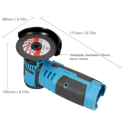 Mini Polizor Unghiular Flex Electric cu 2 acumulatori, Portabil, 12v, Disc 76MM - eSeller.ro - Inovăm pentru confortul tău