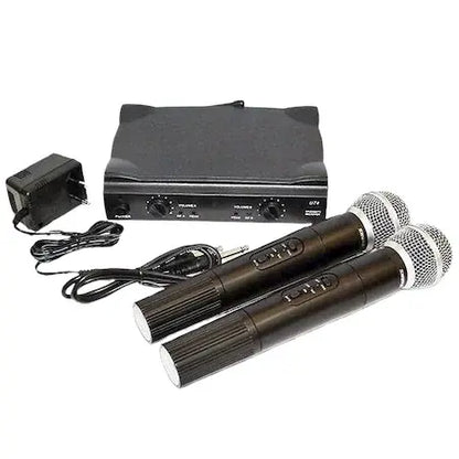 Sistem Audio Profesional 2 Microfoane Wireless Shure UHF SM58-1, Valiza Transport, Jack de 6.3mm, Adaptor Alimentare 220V, 2 Baterii de 9V, Raza Operare 100m