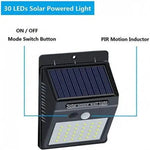 SET 10 Lampi solare de perete cu senzor miscare 30 LED - eSeller.ro - Inovăm pentru confortul tău