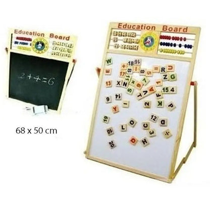 Tablă Educativă Multifuncțională Magnetică pentru Copii, 40 x 40 cm